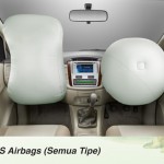 Fitur safety dan keamanan Toyota Kijang Innova - dual srs airbags