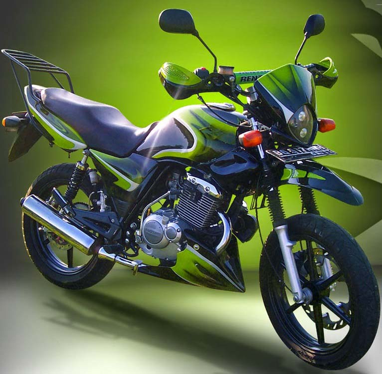 gambar foto Modifikasi Motor Suzuki keren abis